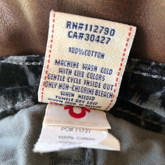 True Religion Brand Jeans: velvety leopard pants - Picture 5 of 7